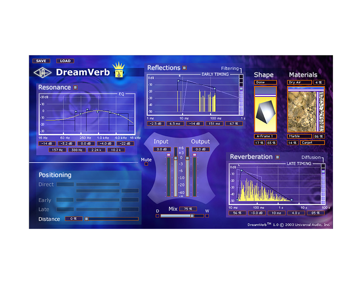 DreamVerb Room Modeler