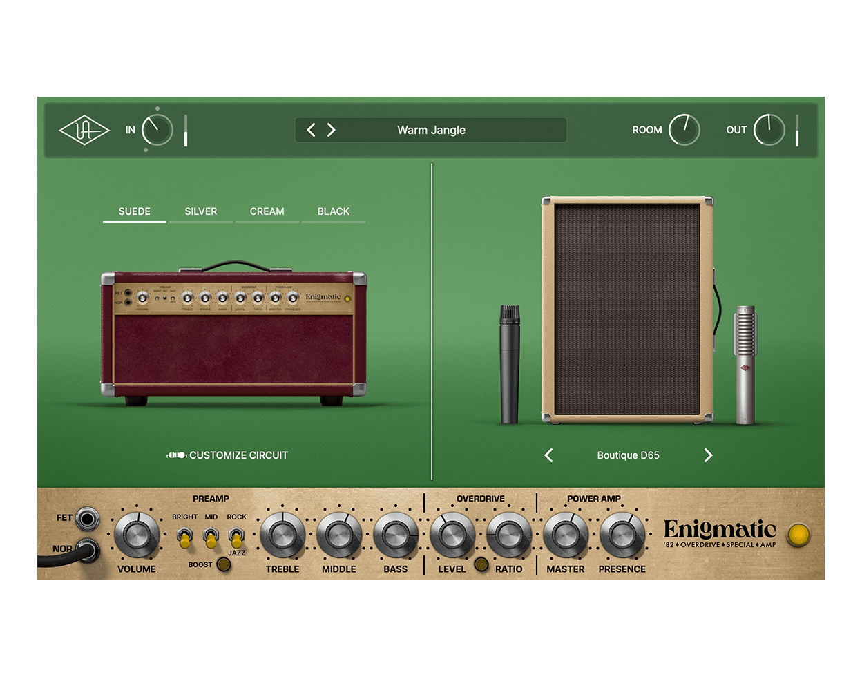 UAD Enigmatic '82 Overdrive Special Amp