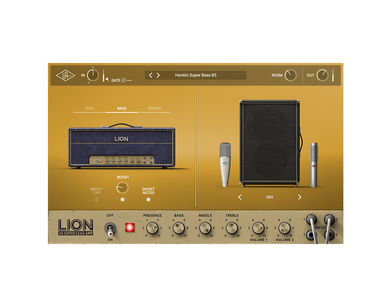 UAD Lion '68 Super Lead Amp