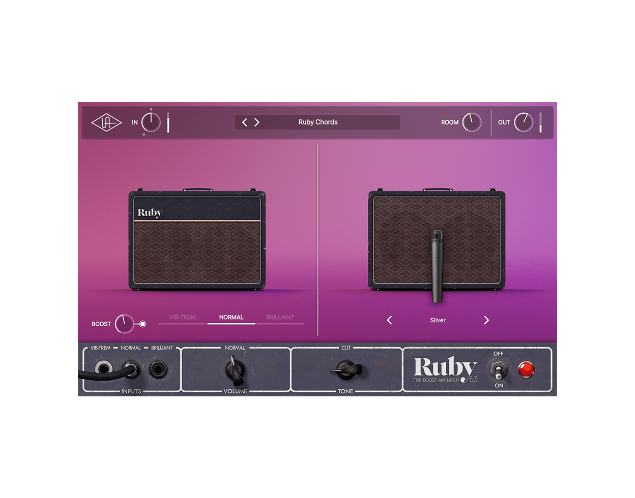 UAD Ruby '63 Top Boost Amplifier
