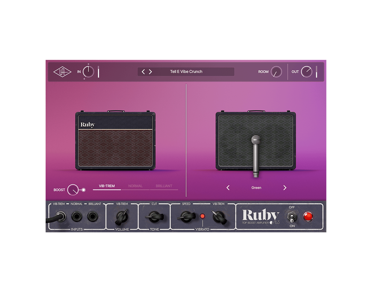 UAD Ruby '63 Top Boost Amplifier